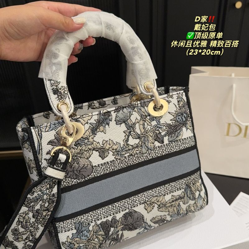 Dior Princess Diana Embroidered Bag