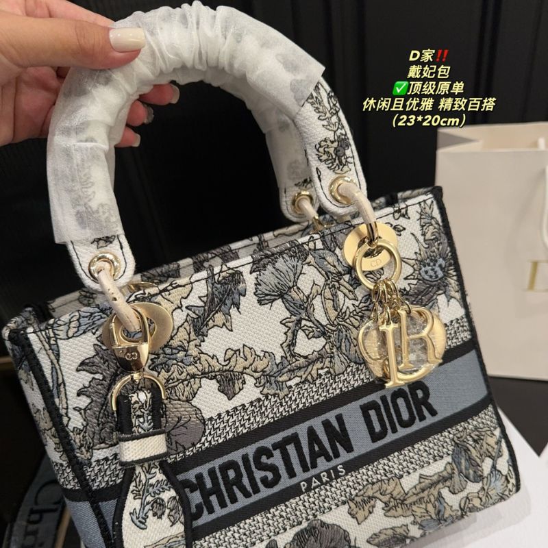 Dior Princess Diana Embroidered Bag