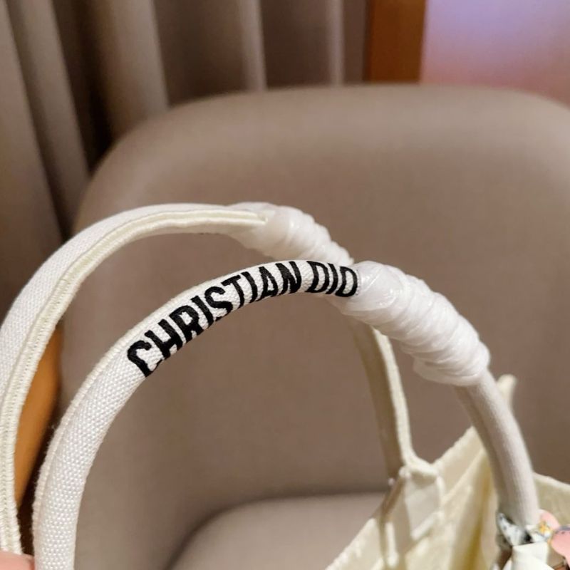 Dior Book Tote Lace Bag