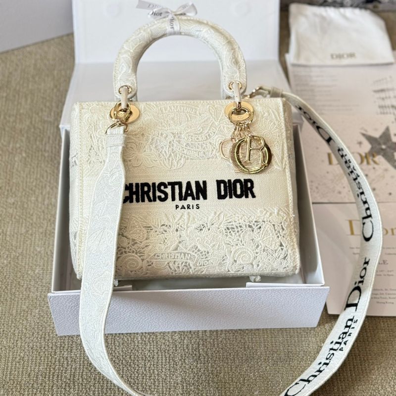 Dior Lady D-Lite Embroidered Princess Diana Bag