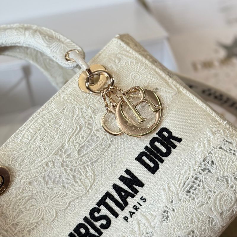 Dior Lady D-Lite Embroidered Princess Diana Bag