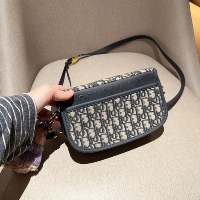 Dior Classic Old Flower Bobby Montaigne Saddle Bag