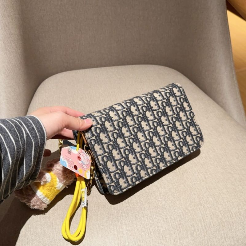 Dior Classic Jacquard Monogram Two-in-One WOC Chain Bag