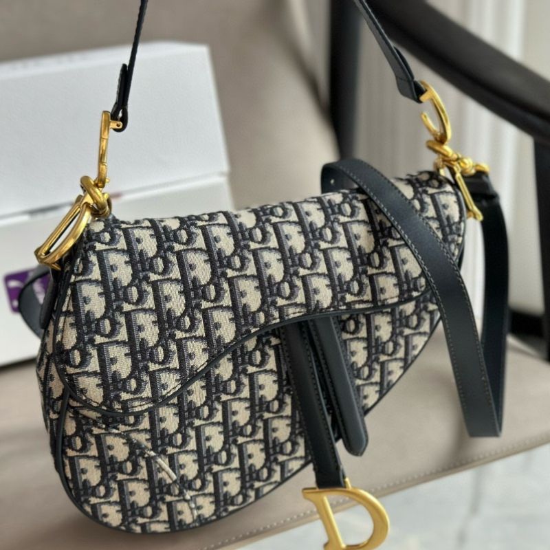 Dior Classic Saddle Wide Shoulder Strap Bag