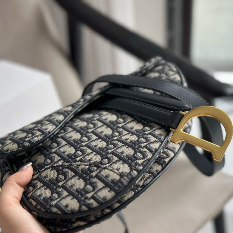 Dior Classic Saddle Wide Shoulder Strap Bag
