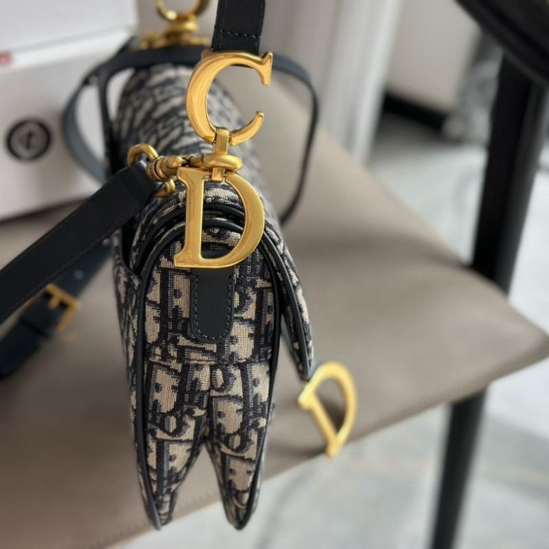 Dior Classic Saddle Wide Shoulder Strap Bag