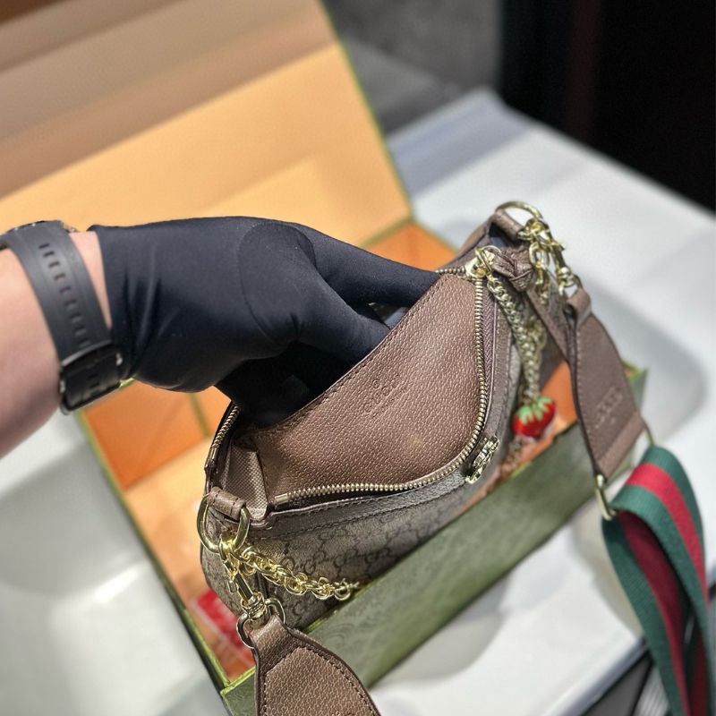 Gucci New Vintage Armpit Mahjong Bag