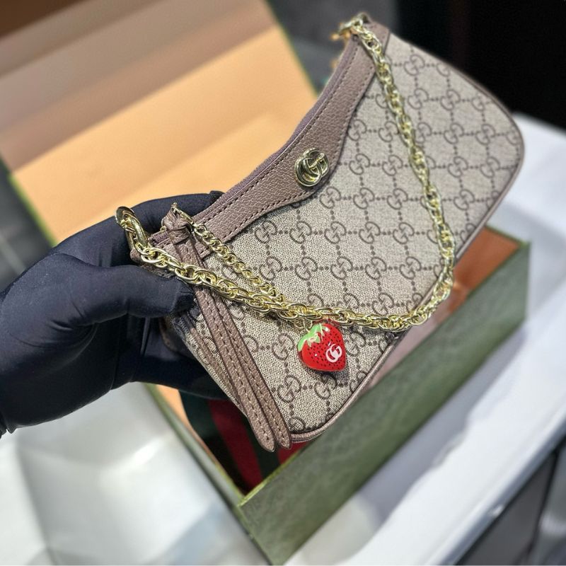 Gucci New Vintage Armpit Mahjong Bag