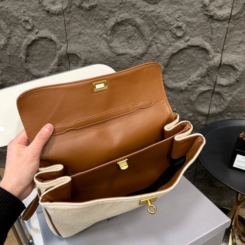 Hermes PU Leather Canvas Kelly Bag