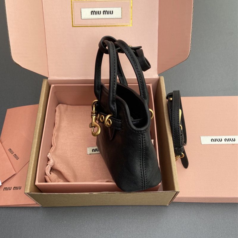 Miu Miu Aventure Mini Leather Tote Bag