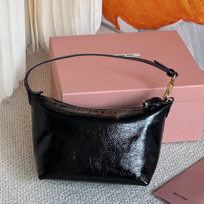Miu Miu Naplak Patent Leather Bag