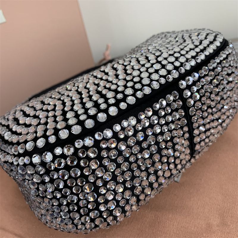Miu Miu Wander Crystal Embellished Shoulder Bag