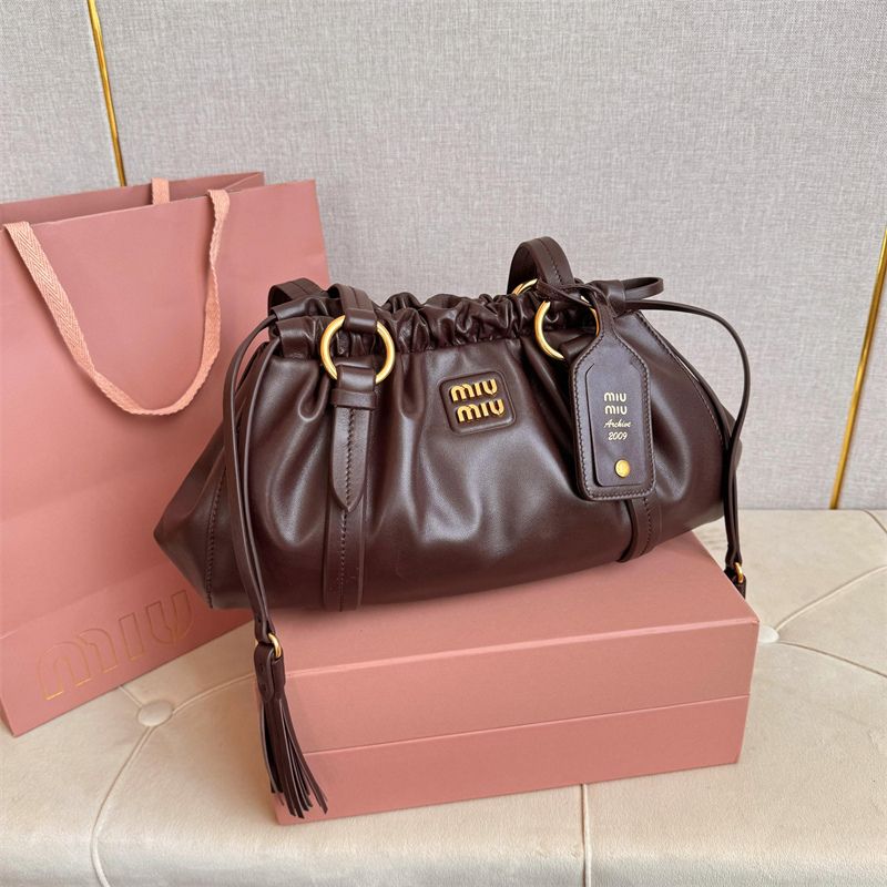 Miu Miu Joie Nappa Leather Bag