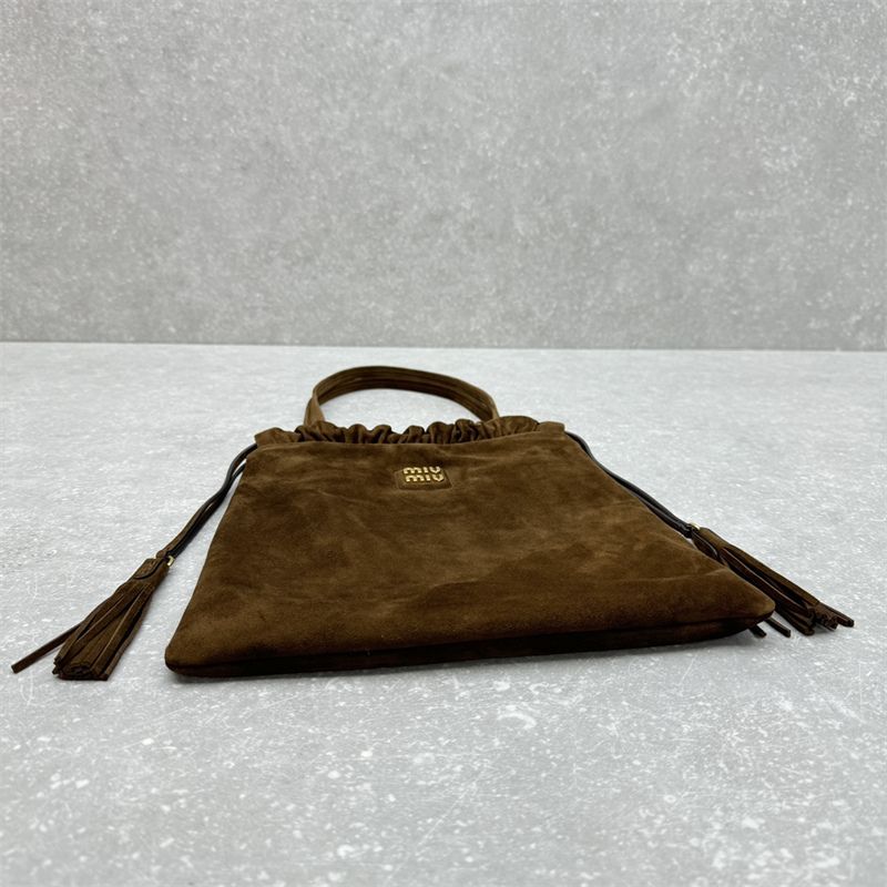 Miu Miu Joie Suede Brown Bag