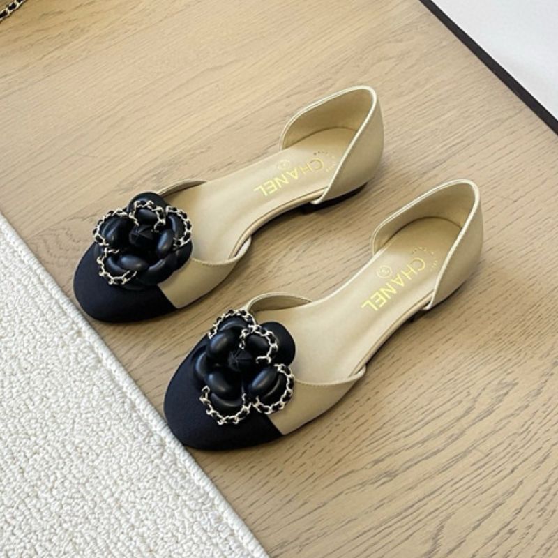 Chanel Flower Shoes