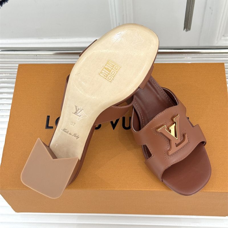 Louis Vuitton Isola Heel Mule Sandals