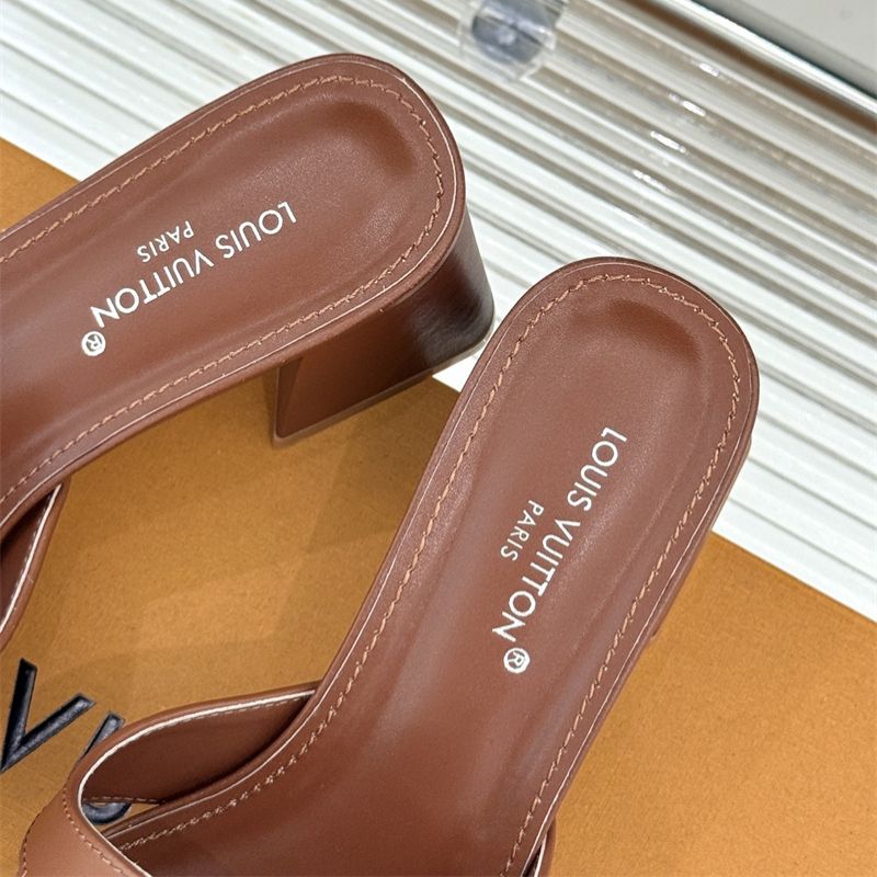 Louis Vuitton Isola Heel Mule Sandals