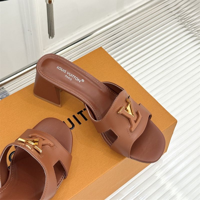 Louis Vuitton Isola Heel Mule Sandals