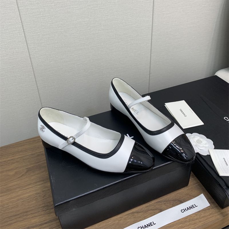 CHANEL Black Block Heels for Women Sandal
