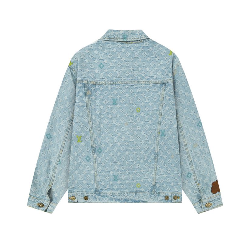 LV Vintage Light Blue Denim Jacket