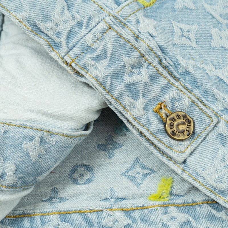 LV Vintage Light Blue Denim Jacket