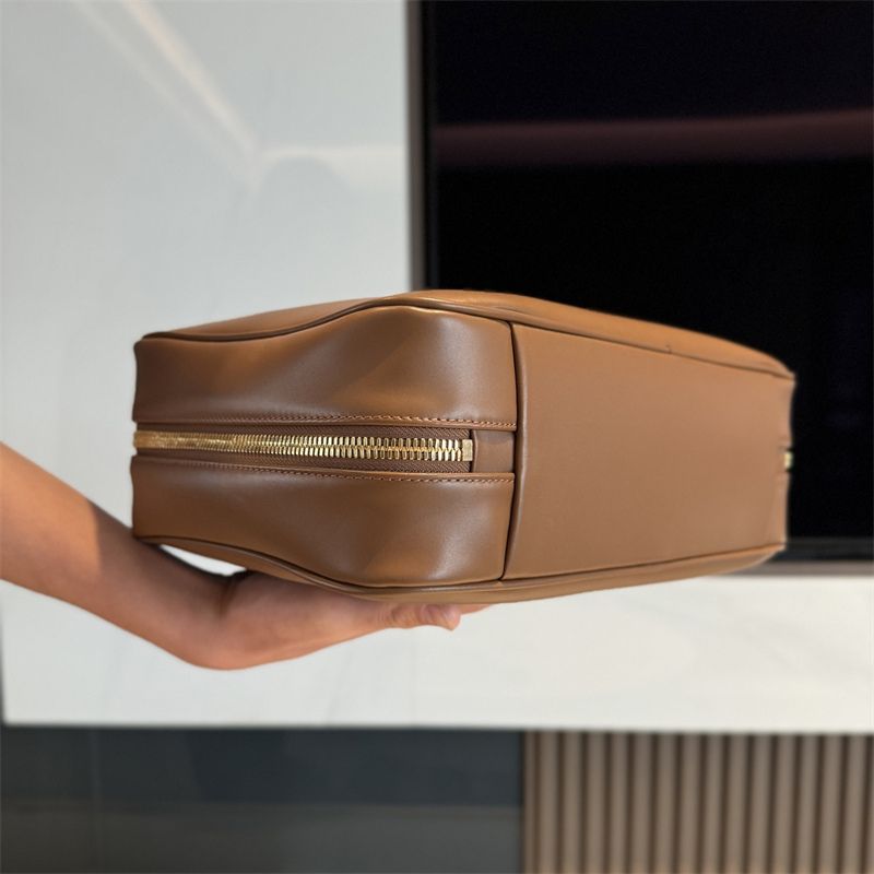 Miu Miu Leather Top handle Bag in Brown