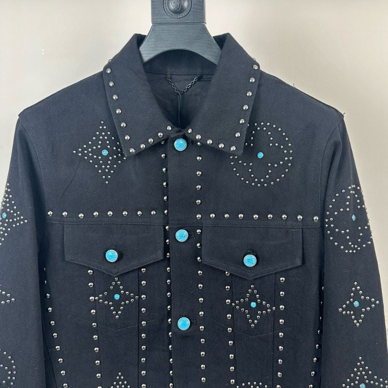 LV Embroidered Denim Jacket