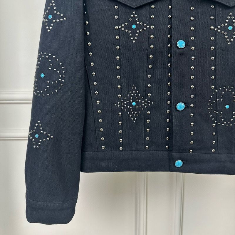 LV Embroidered Denim Jacket