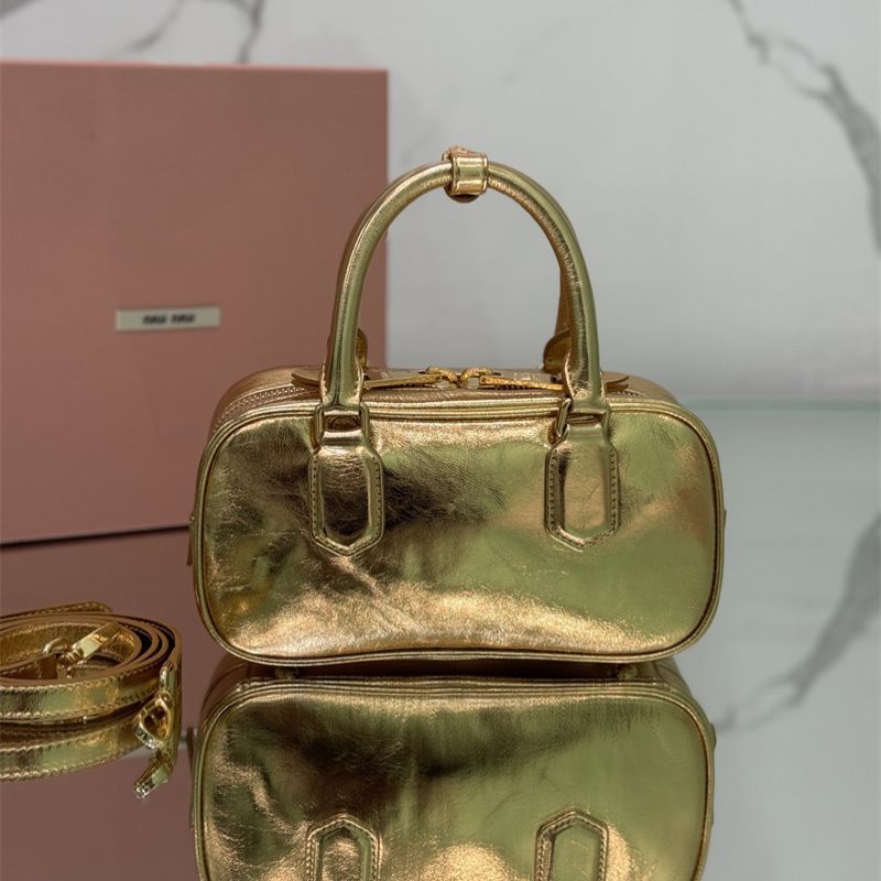 Miu Miu Arcadie Logo Shoulder Bag