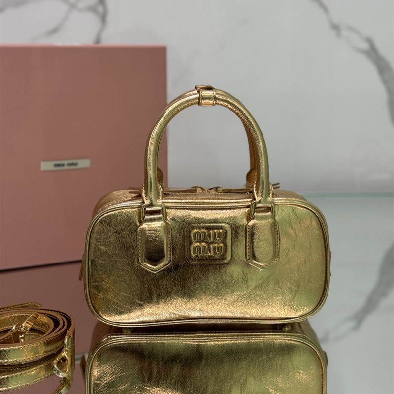 Miu Miu Arcadie Logo Shoulder Bag