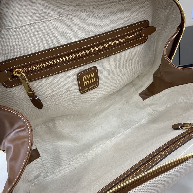 Beau Canvas and Leather Bag