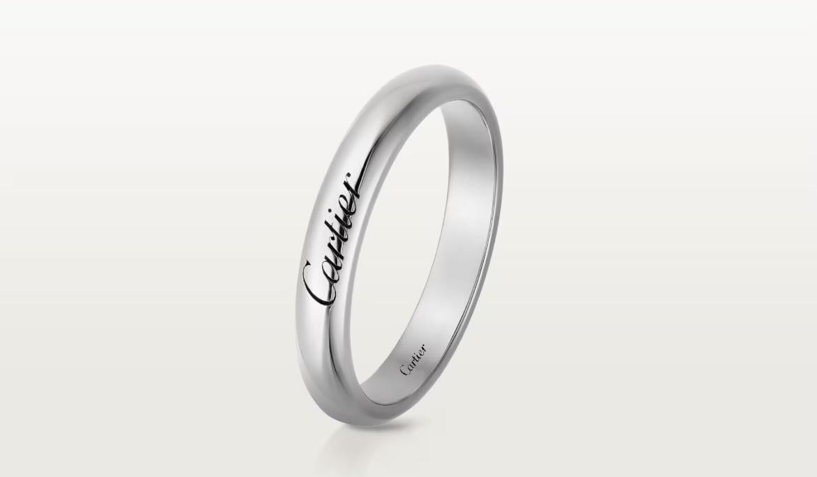 Cartier Platinum Wedding Ring