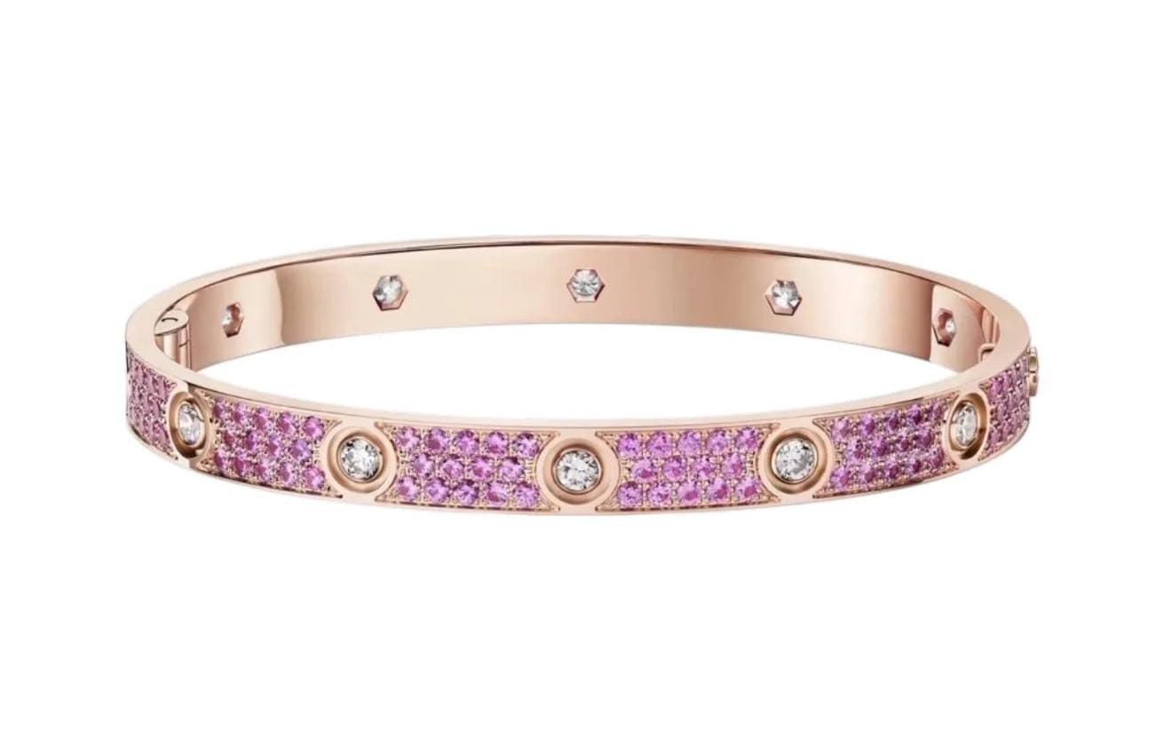 Rose Gold Diamond and Sapphire