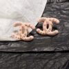 Chanel Logo Earrings Pink