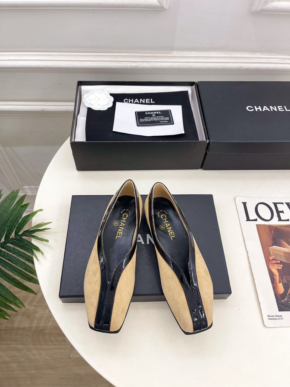 Chanel Ballet Flats Beige