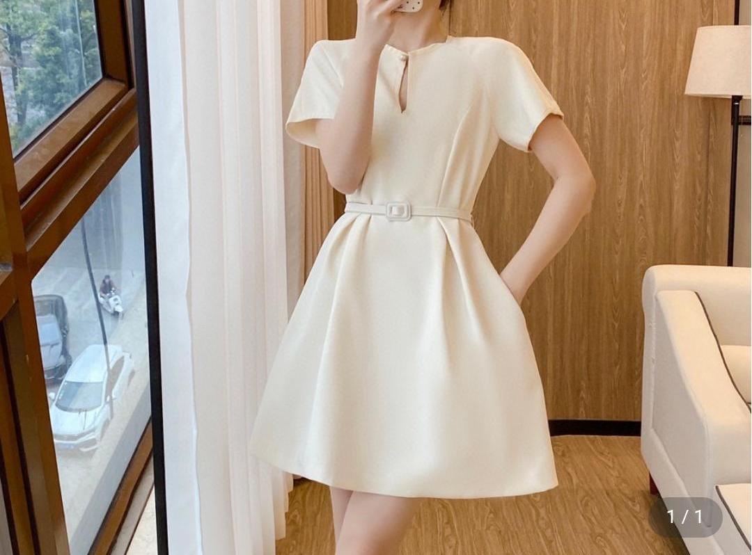 Short White Hoco Party Dress