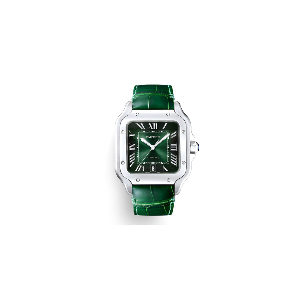 Cartier Santos Green Strap