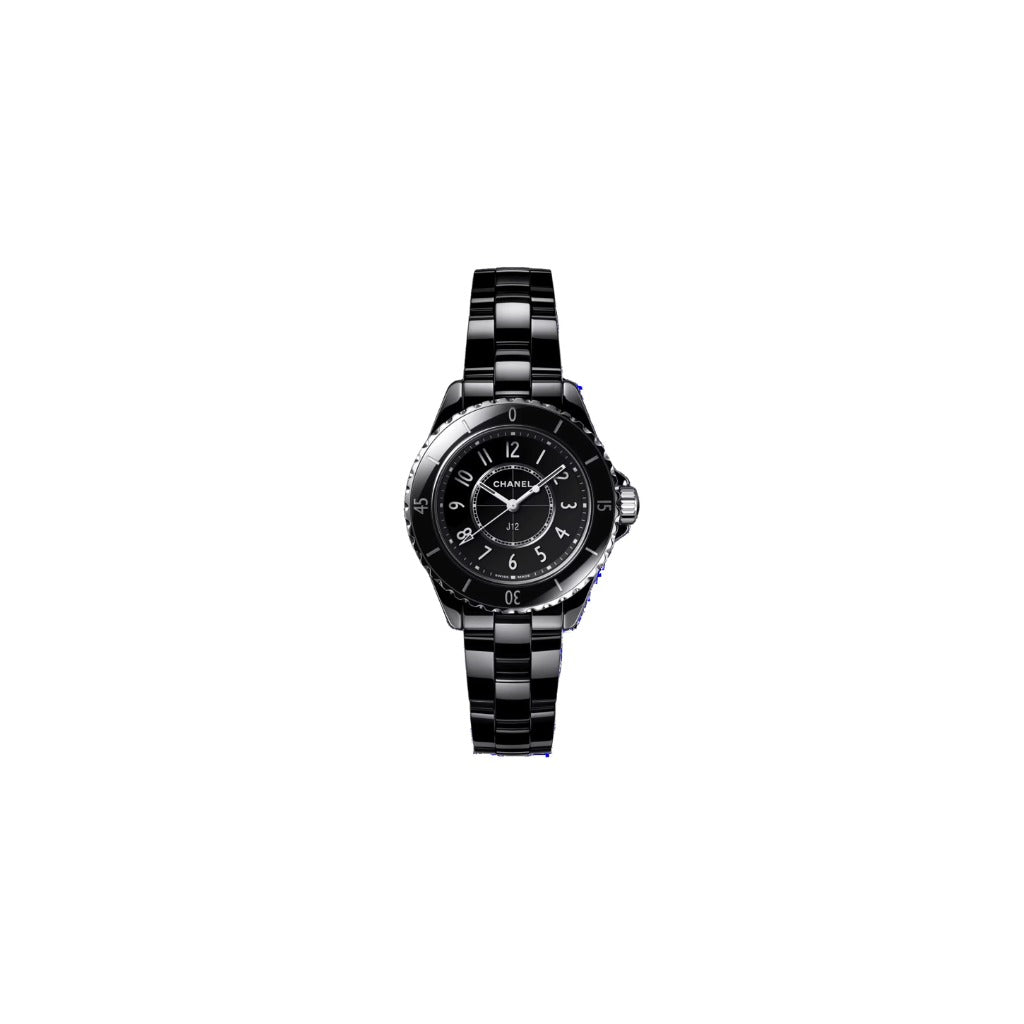 Chanel J12 Silver Black