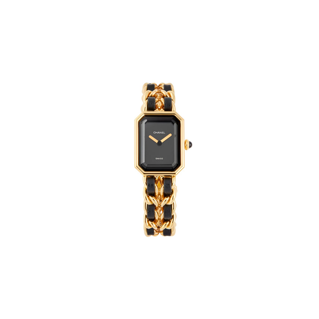 Chanel Black Gold Watch