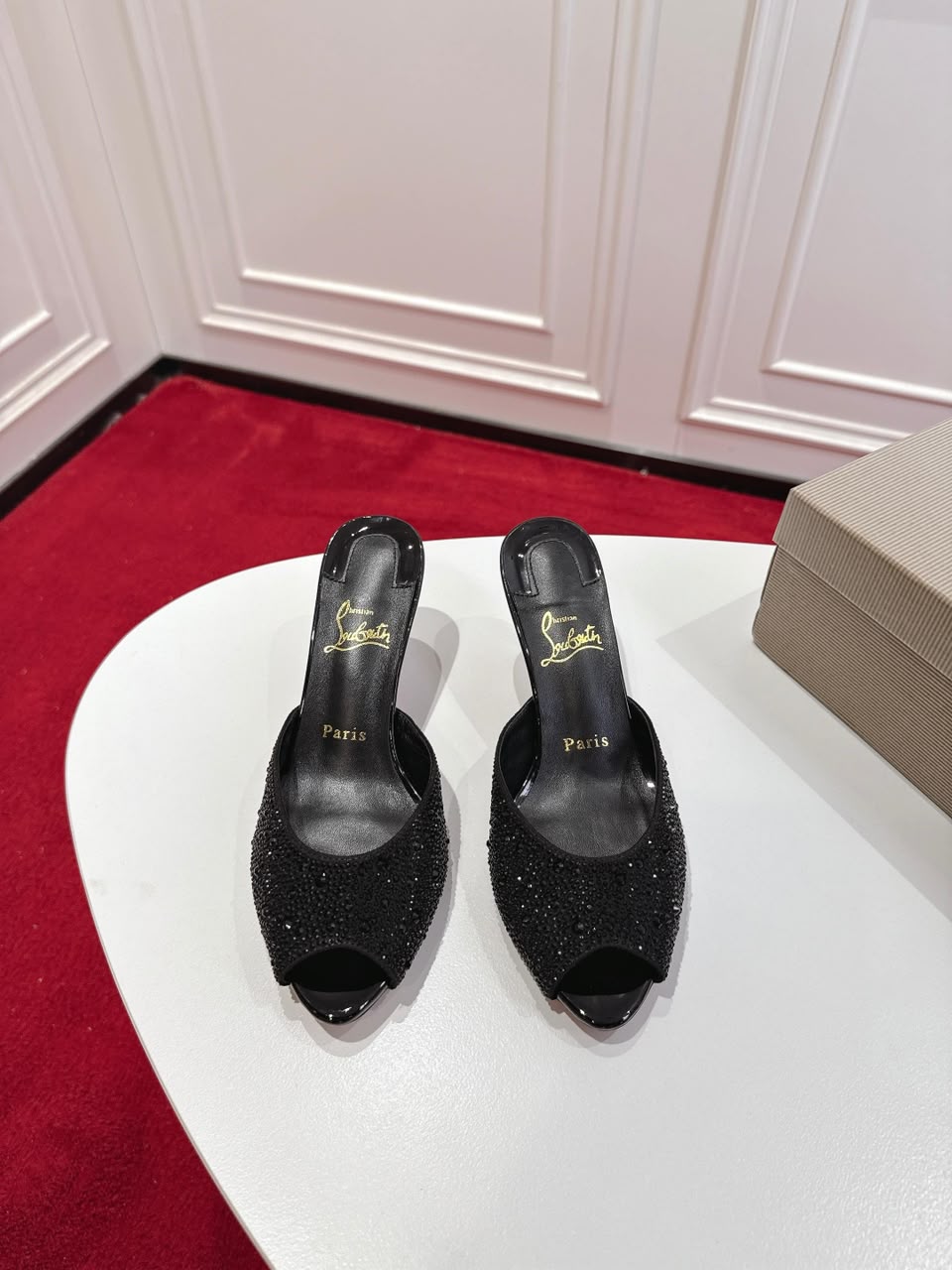 Christian Louboutin black Heel