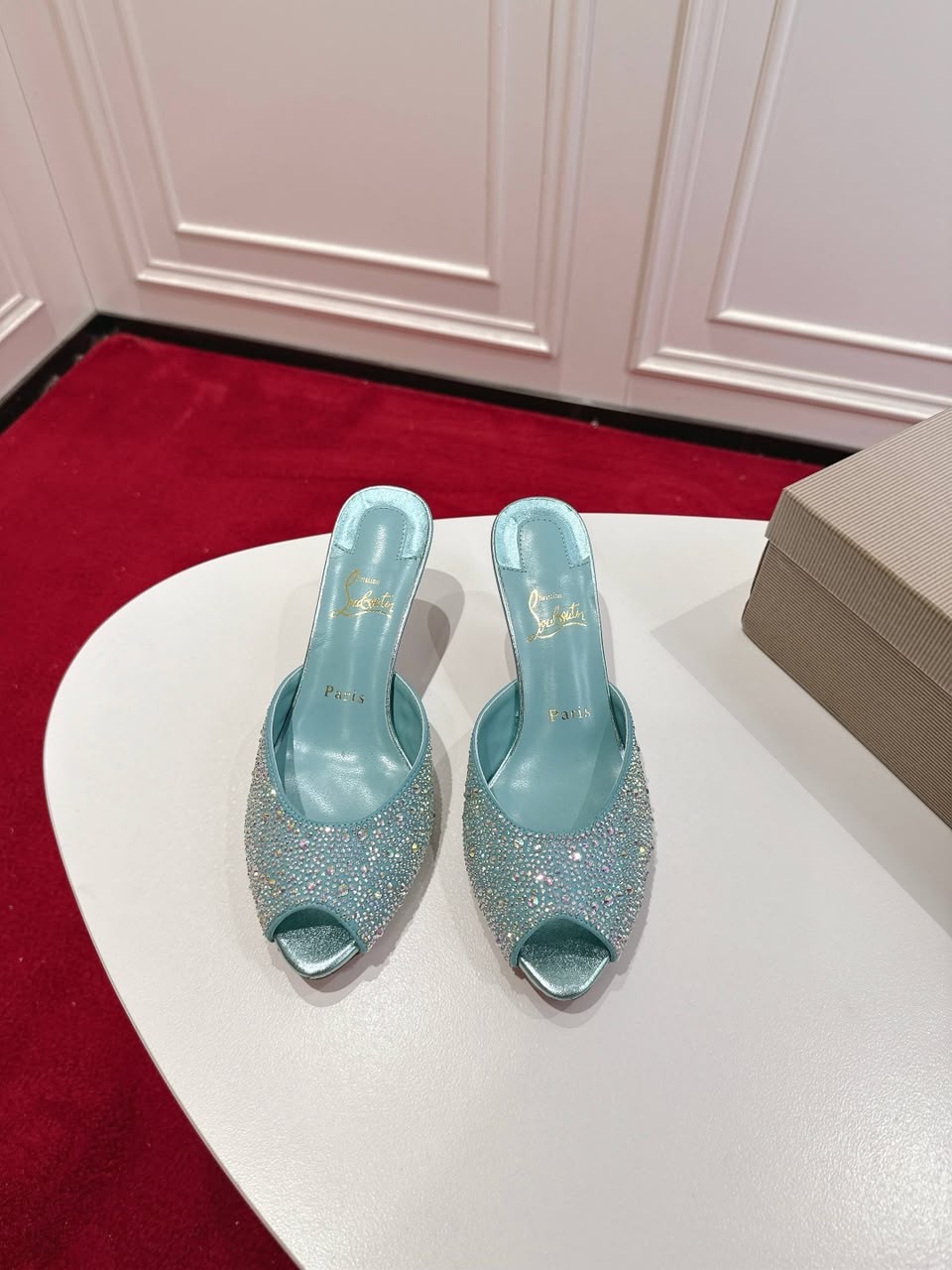 Christian Louboutin Disco Blue Mule