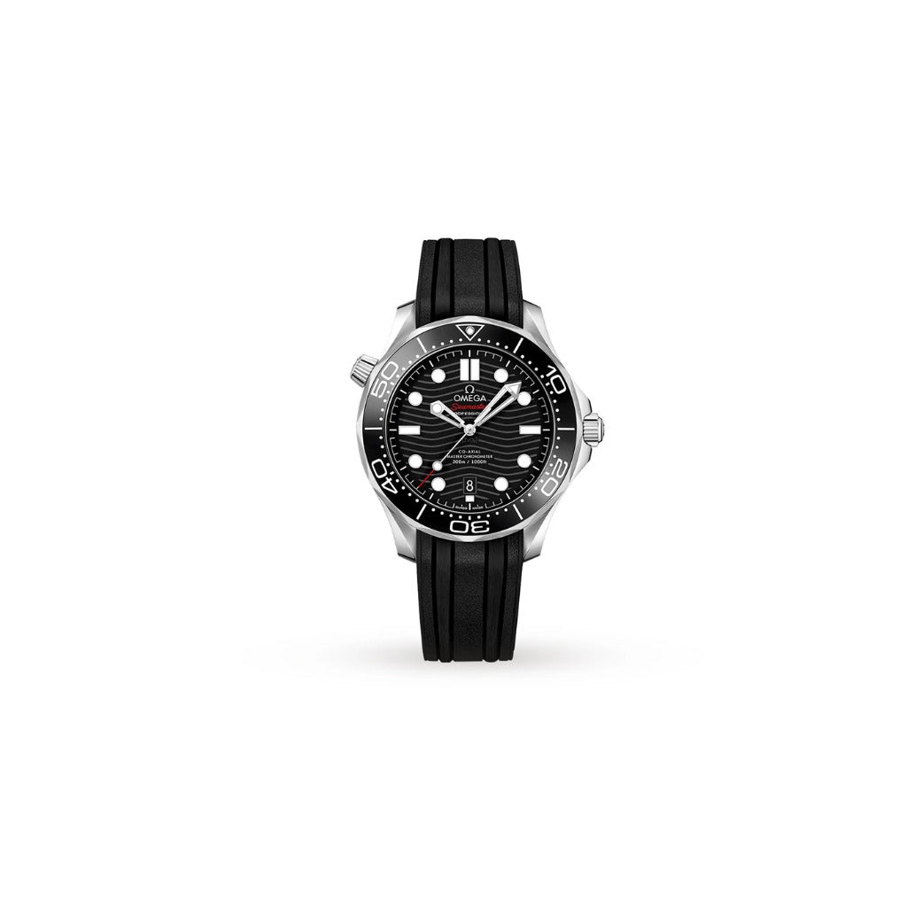 Omega Seamaster black dial undated card