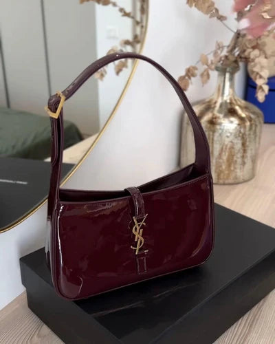 YSL Hobo Patent Leather with Brand Box