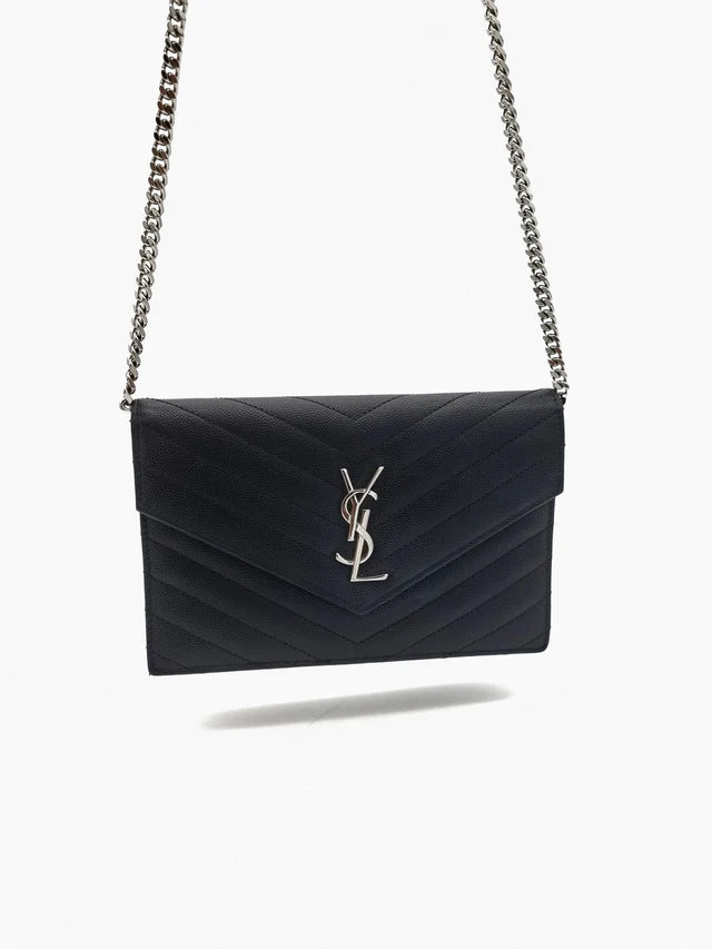 Yves Saint Laurent Cassandre Chain Wallet