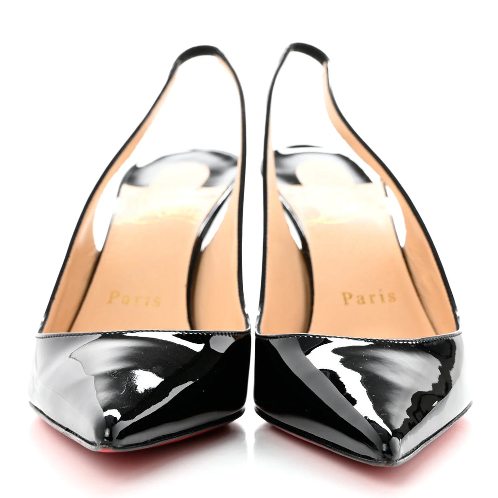 Patent Clare Sling 80 Pumps Black