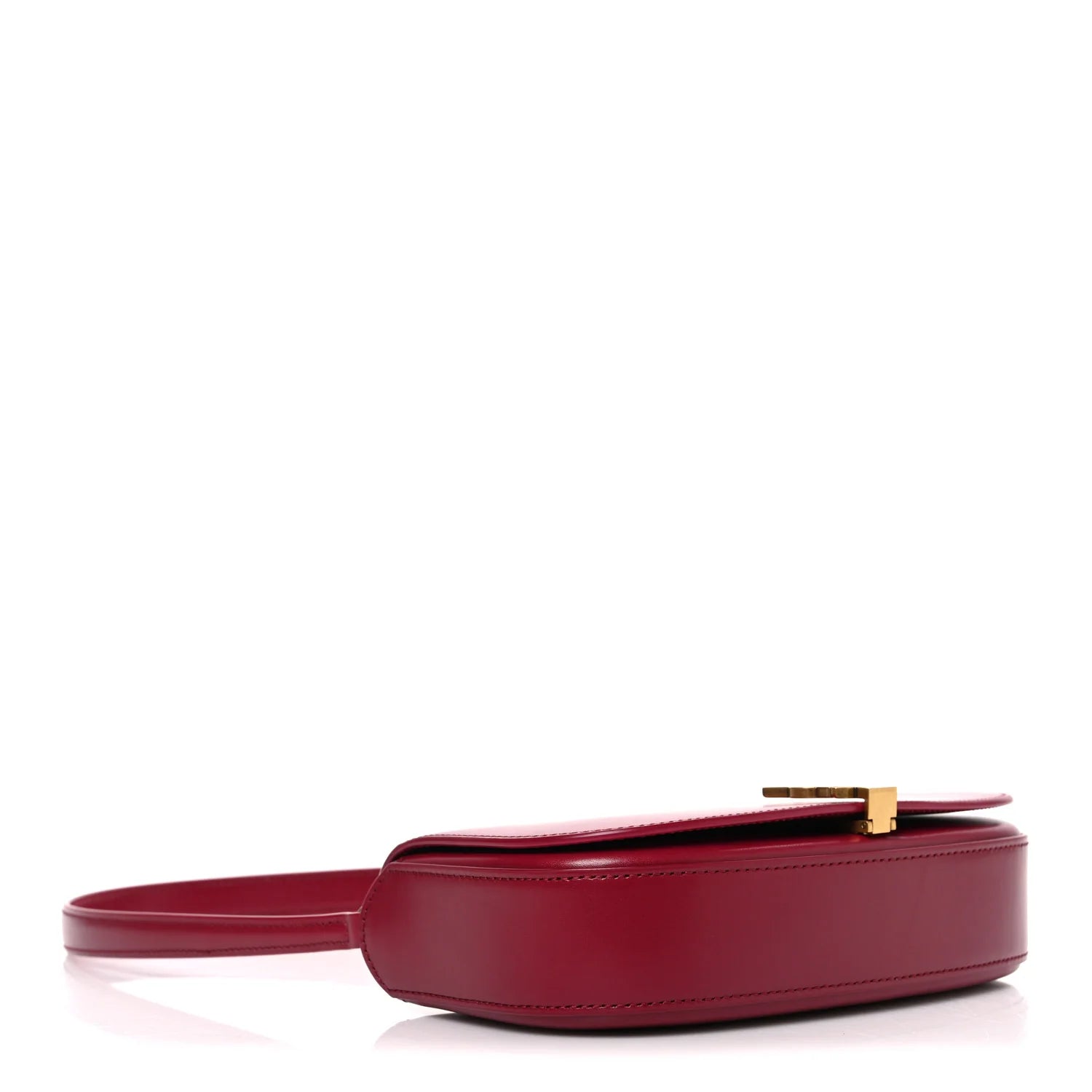 Ysl Calfskin Mini Voltaire Burgundy Bag