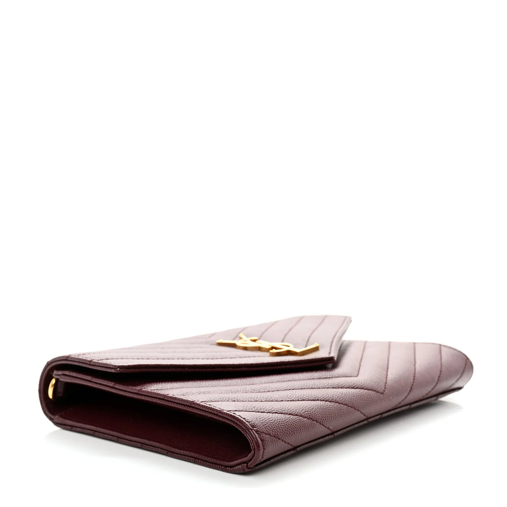 Ysl Grain De Poudre Matelasse Chevron Bag