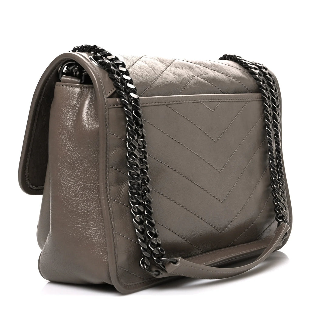 Ysl Crinkled Calfskin Matelasse Monogram Bag