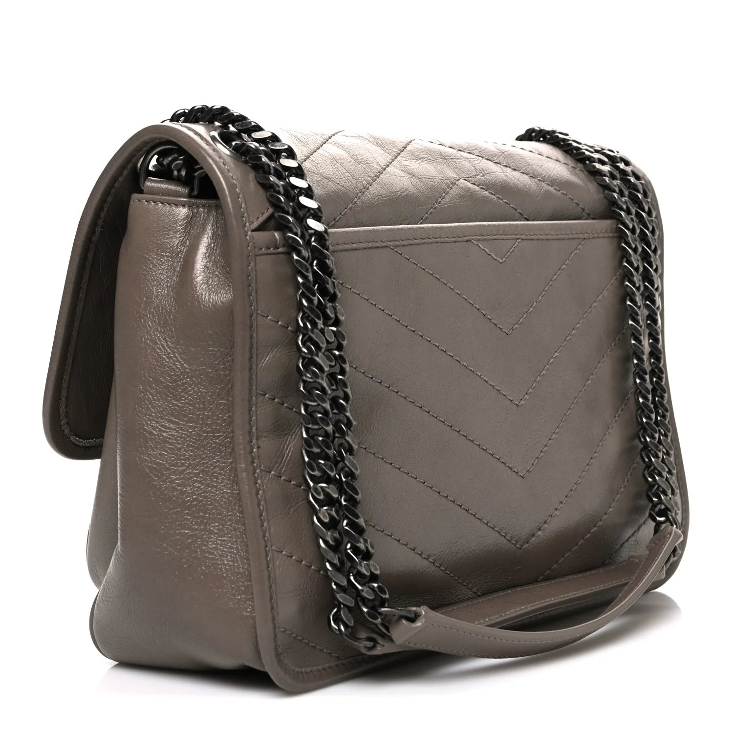 Ysl Crinkled Calfskin Matelasse Monogram Bag