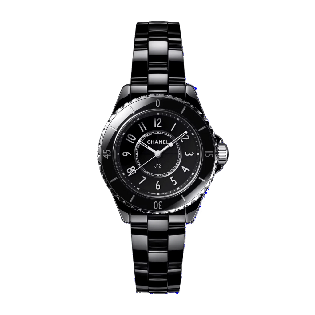 Chanel J12 Silver Black